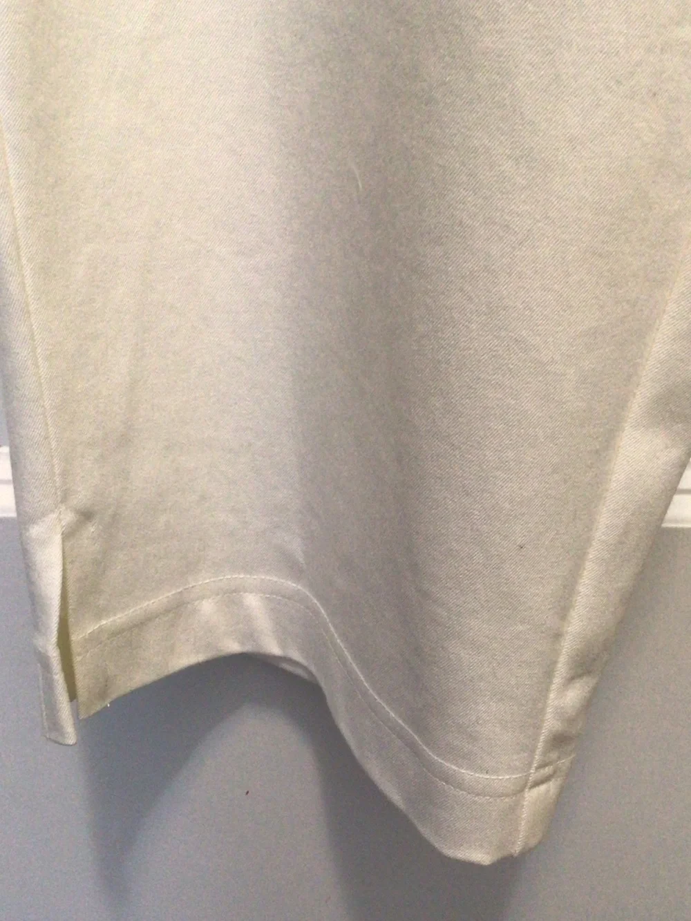 Eileen Fisher Off-White Straight Leg Pants - Picture 3 of 4